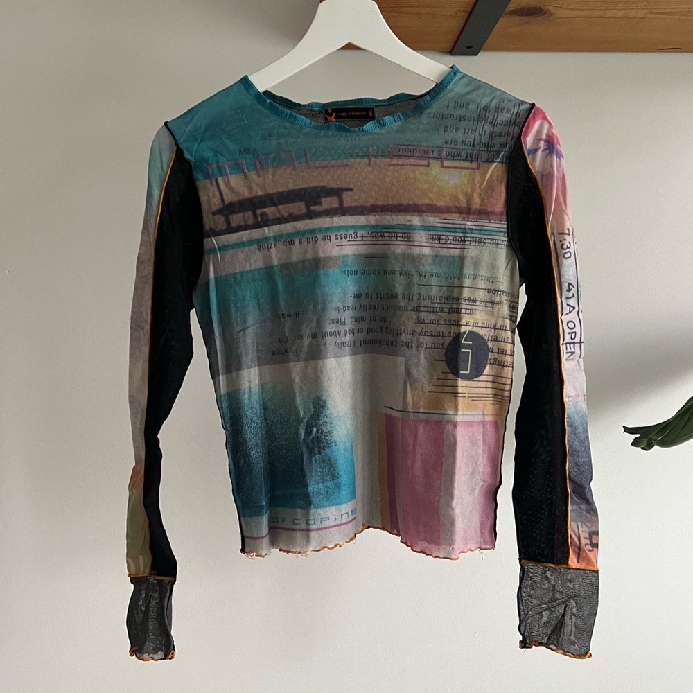 Cop copine mesh top
